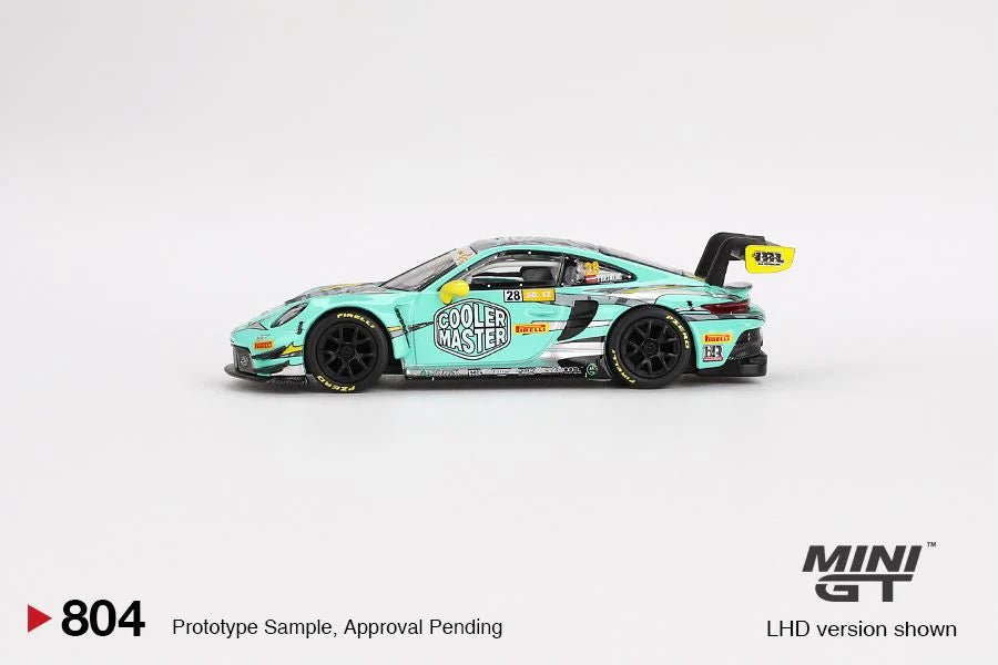 [PREORDER] Mini GT - 1/64 PORSCHE 911 GT3 R NO.28 HUBAUTO RACING 2023 FIA GT WORLD CUP 70TH MACAU GRAND PRIX (LHD) DIECAST SCALE MODEL CAR - MGT00804 - L - MODEL CARS UKMODEL CAR#INNO64##TARMAC##diecast_model#