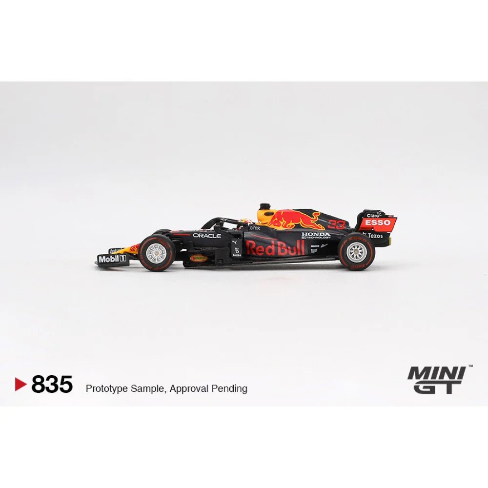 [PREORDER] Mini GT - 1/64 RED BULL RB16B NO.33 M.VERSTAPPEN 2021 ABU DHABI GRAND PRIX WINNER DIECAST SCALE MODEL CAR - MGT00835 - L - MODEL CARS UKMODEL CAR#INNO64##TARMAC##diecast_model#