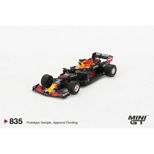 [PREORDER] Mini GT - 1/64 RED BULL RB16B NO.33 M.VERSTAPPEN 2021 ABU DHABI GRAND PRIX WINNER DIECAST SCALE MODEL CAR - MGT00835 - L - MODEL CARS UKMODEL CAR#INNO64##TARMAC##diecast_model#