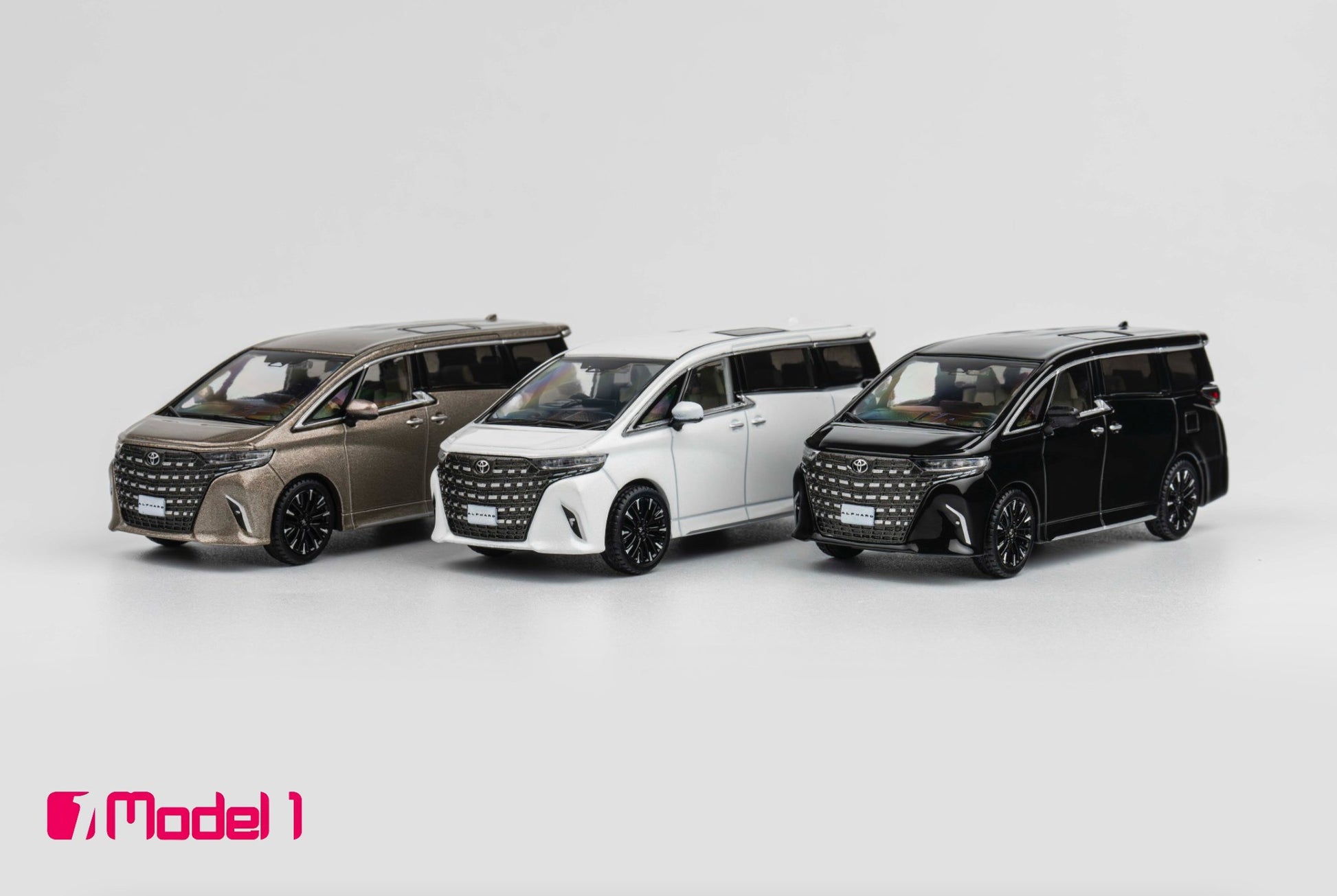 [ PREORDER ] Model 1 - 1/64 Toyota Alphard diecast model car - black LHD - MODEL CARS UKMODEL CAR#INNO64##TARMAC##diecast_model#