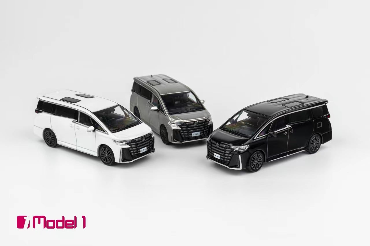 [ PREORDER ] Model 1 - 1/64 Toyota Vellfire diecast model car - black:Toyota logo - RHD - MODEL CARS UKMODEL CAR#INNO64##TARMAC##diecast_model#