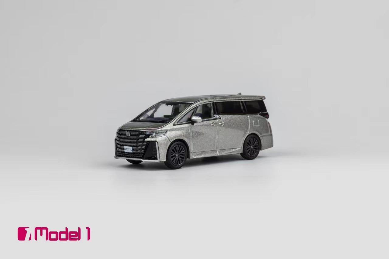 [ PREORDER ] Model 1 - 1/64 Toyota Vellfire diecast model car - silver:Crown logo - LHD - MODEL CARS UKMODEL CAR#INNO64##TARMAC##diecast_model#