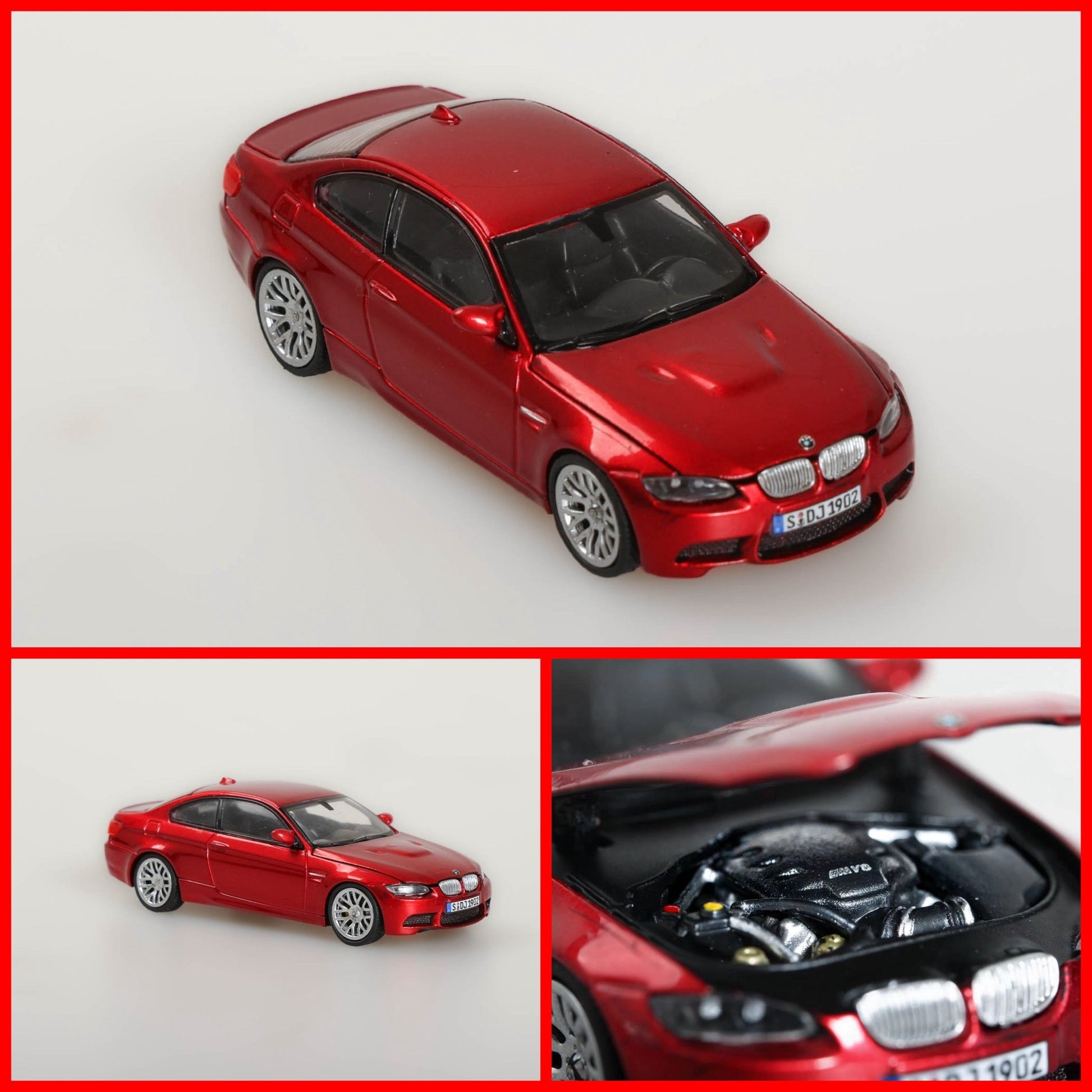 [PREORDER] Model Attitude MA 1:64 - E92 M3 diecast model - Metallic red - MODEL CAR UKMODEL CAR#INNO64##TARMAC##diecast_model#