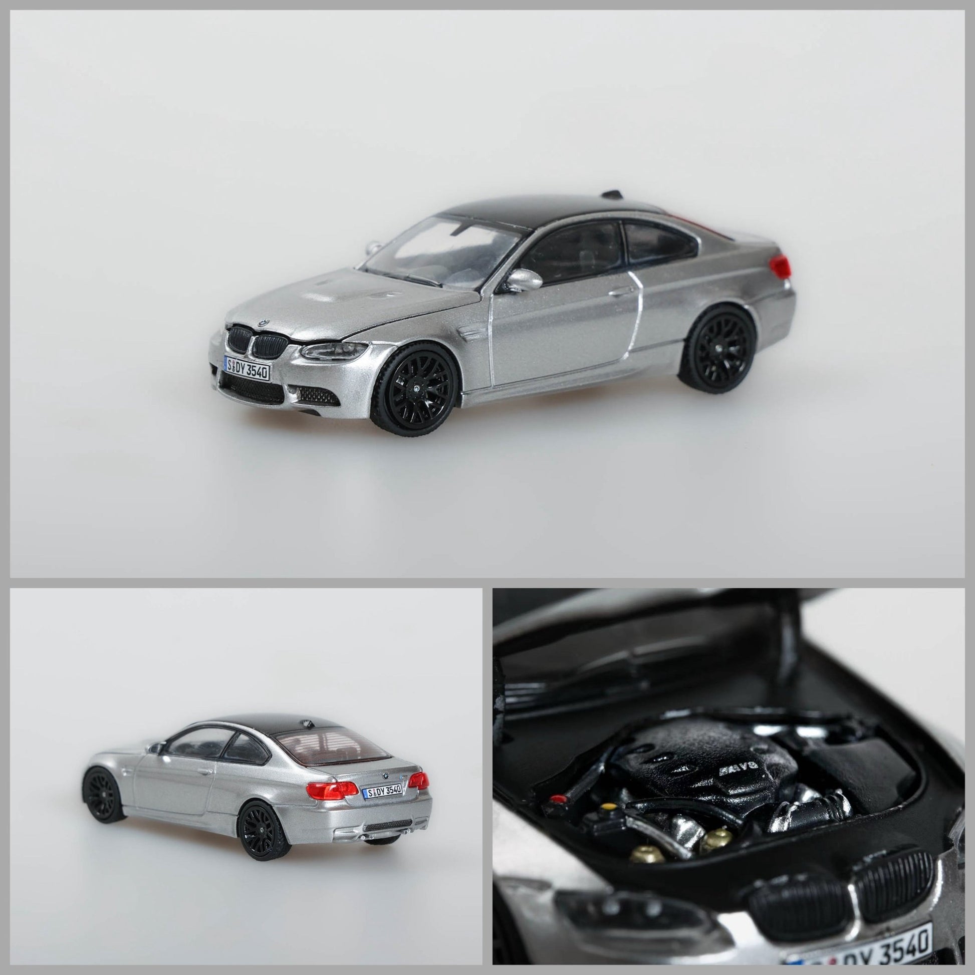 [PREORDER] Model Attitude MA 1:64 - E92 M3 diecast model - Silverstone gray - MODEL CAR UKMODEL CAR#INNO64##TARMAC##diecast_model#