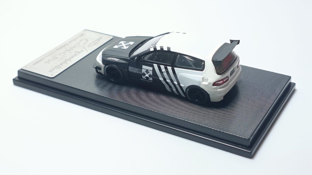 [ PREORDER ] MODEL COLLECT MC1:64 - Honda Civic EG6 Diecast OFF - White - MODEL CARS UKMODEL CAR#INNO64##TARMAC##diecast_model#