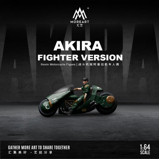 [PREORDER] MoreArt - 1/64 AKIRA RESIN MOTORCYCLE FIGURE - FIGHTER - MODEL CAR UKFIGURE#INNO64##TARMAC##diecast_model#