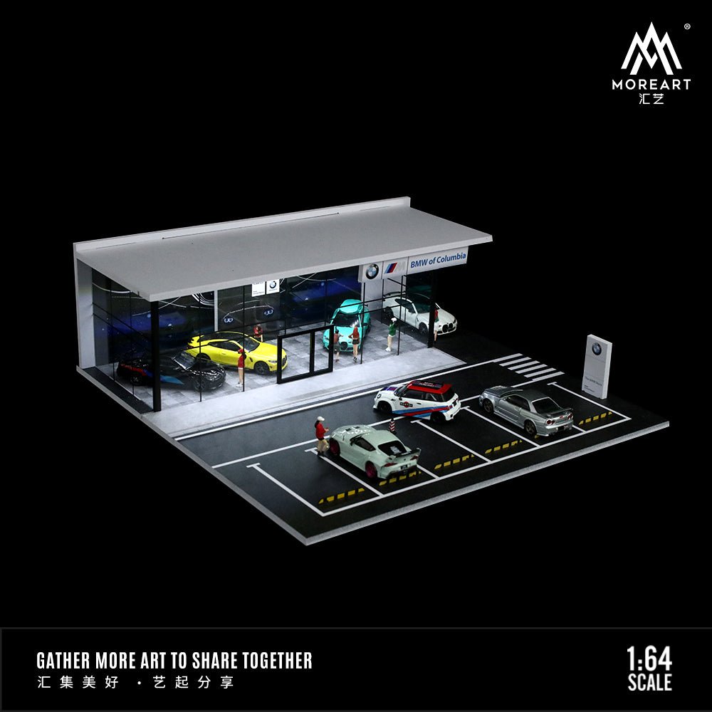 [PREORDER] MoreArt - 1/64 BMW 4S SHOWROOM MODEL Diorama - MODEL CARS UKFIGURE#INNO64##TARMAC##diecast_model#