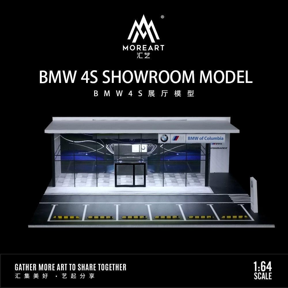 [PREORDER] MoreArt - 1/64 BMW 4S SHOWROOM MODEL Diorama - MODEL CARS UKFIGURE#INNO64##TARMAC##diecast_model#