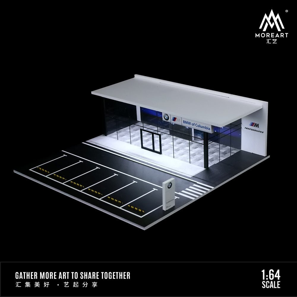 [PREORDER] MoreArt - 1/64 BMW 4S SHOWROOM MODEL Diorama - MODEL CARS UKFIGURE#INNO64##TARMAC##diecast_model#