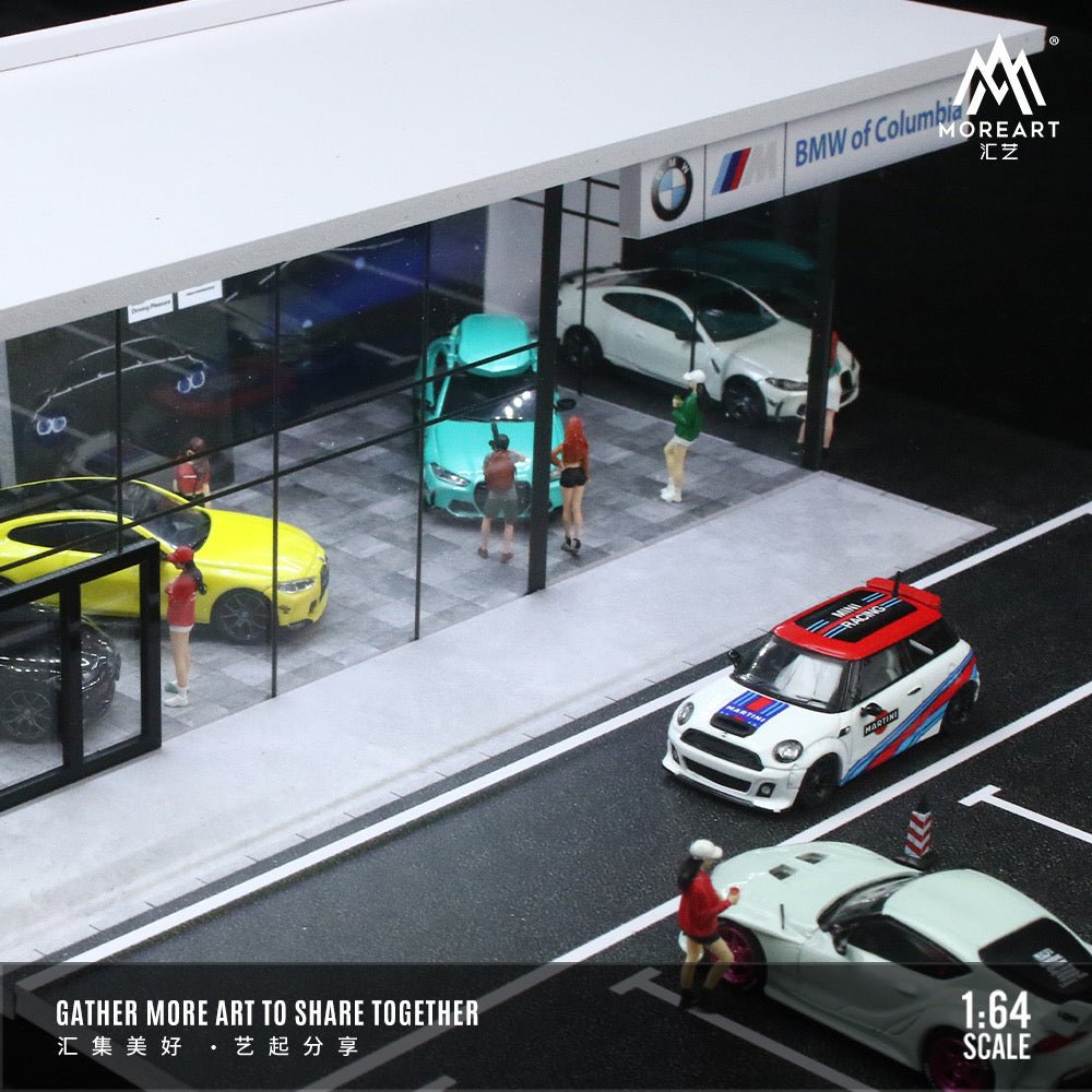 [PREORDER] MoreArt - 1/64 BMW 4S SHOWROOM MODEL Diorama - MODEL CARS UKFIGURE#INNO64##TARMAC##diecast_model#