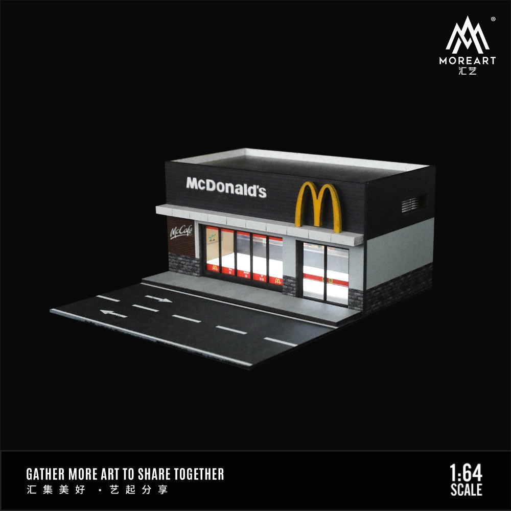 [PREORDER] MoreArt - 1/64 CATERING STORES LIGHTING VERSION INTEGRATED DIORAMA - McDonald's - MODEL CAR UKFIGURE#INNO64##TARMAC##diecast_model#