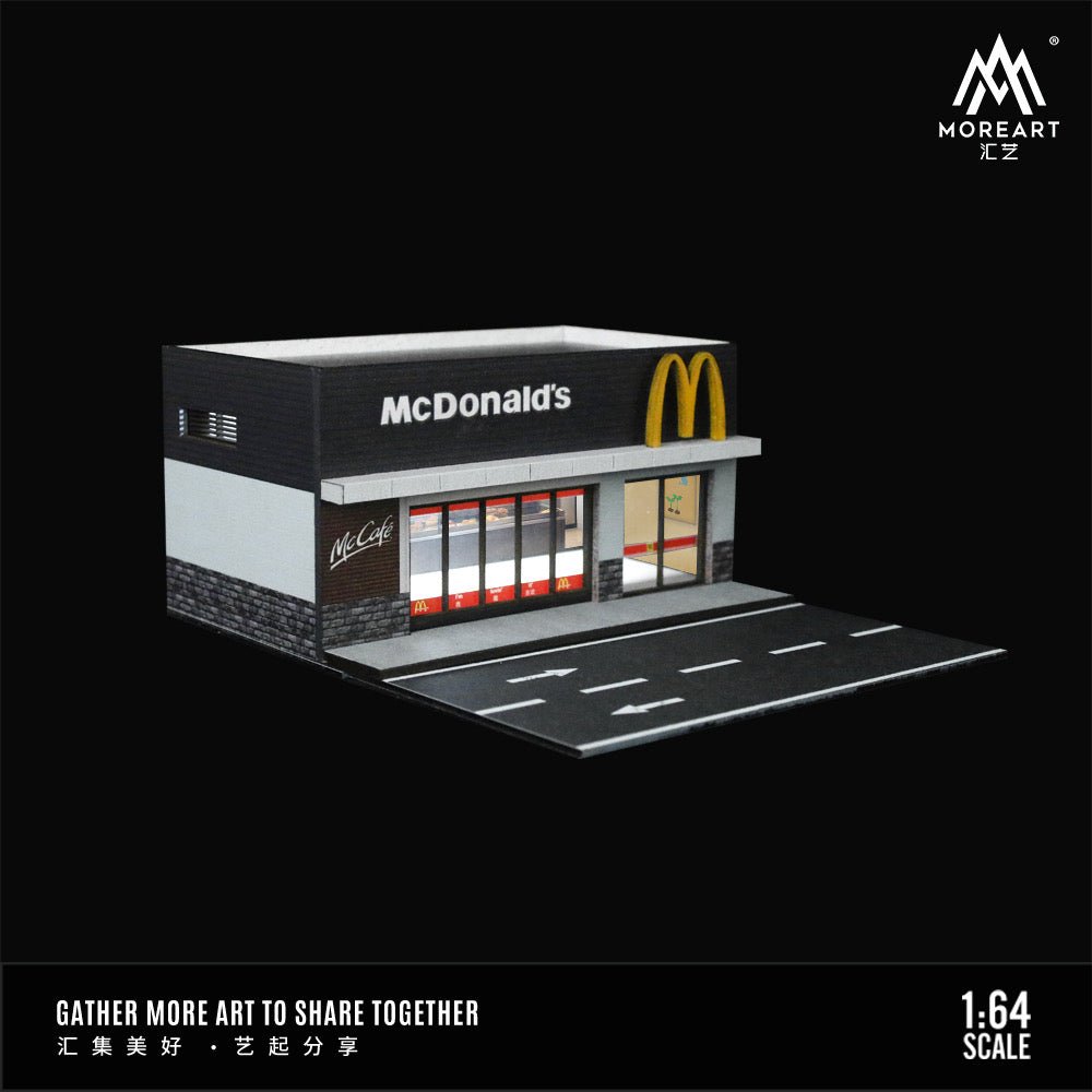 [PREORDER] MoreArt - 1/64 CATERING STORES LIGHTING VERSION INTEGRATED DIORAMA - McDonald's - MODEL CAR UKFIGURE#INNO64##TARMAC##diecast_model#