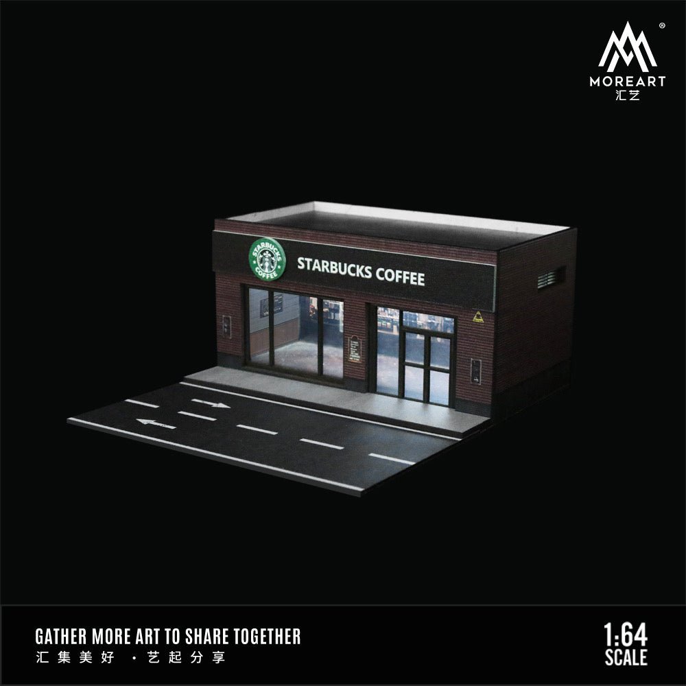 [PREORDER] MoreArt - 1/64 CATERING STORES LIGHTING VERSION INTEGRATED DIORAMA - STARBUCKS COFFEE - MODEL CAR UKFIGURE#INNO64##TARMAC##diecast_model#