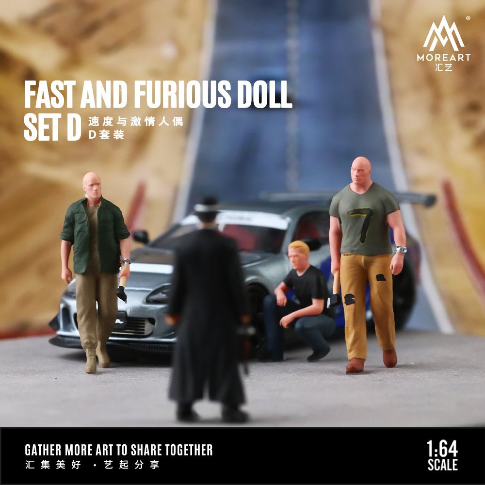 [PREORDER] MoreArt - 1/64 FAST AND FURIOUS DOLL SET D. - MODEL CARS UKFIGURE#INNO64##TARMAC##diecast_model#