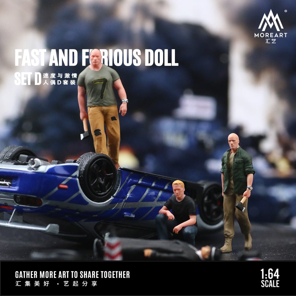 [PREORDER] MoreArt - 1/64 FAST AND FURIOUS DOLL SET D. - MODEL CARS UKFIGURE#INNO64##TARMAC##diecast_model#