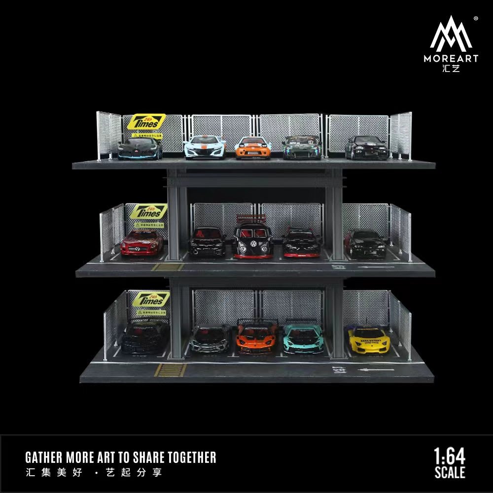 [PREORDER] MoreArt - 1/64 PACKING FOR 3 FLOORS DIORAMA - MO921001 - MODEL CARS UKFIGURE#INNO64##TARMAC##diecast_model#