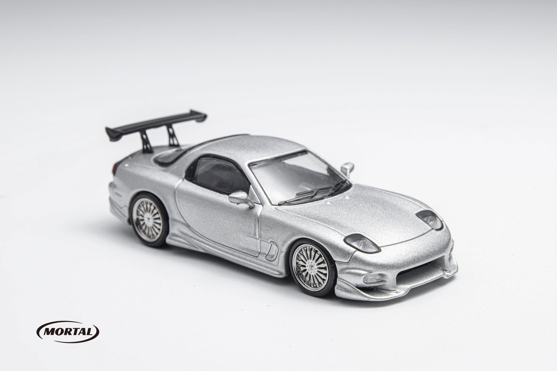 [ PREORDER ] Mortal - 1/64 mazda RX7 Veilside diecast model ( Fast and furious color matching )- SILVER - MODEL CAR UKMODEL CAR#INNO64##TARMAC##diecast_model#