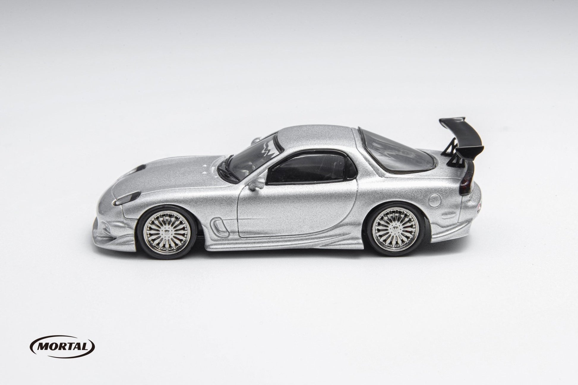 [ PREORDER ] Mortal - 1/64 mazda RX7 Veilside diecast model ( Fast and furious color matching )- SILVER - MODEL CAR UKMODEL CAR#INNO64##TARMAC##diecast_model#