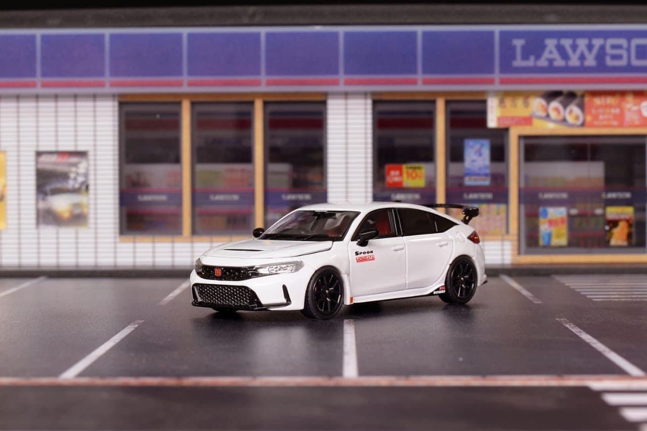 [PREORDER] MOTORHELIX - 1/64 Honda Civic Type R(FL5) diecast model - Pearl White TCR livery - MODEL CAR UKMODEL CAR#INNO64##TARMAC##diecast_model#