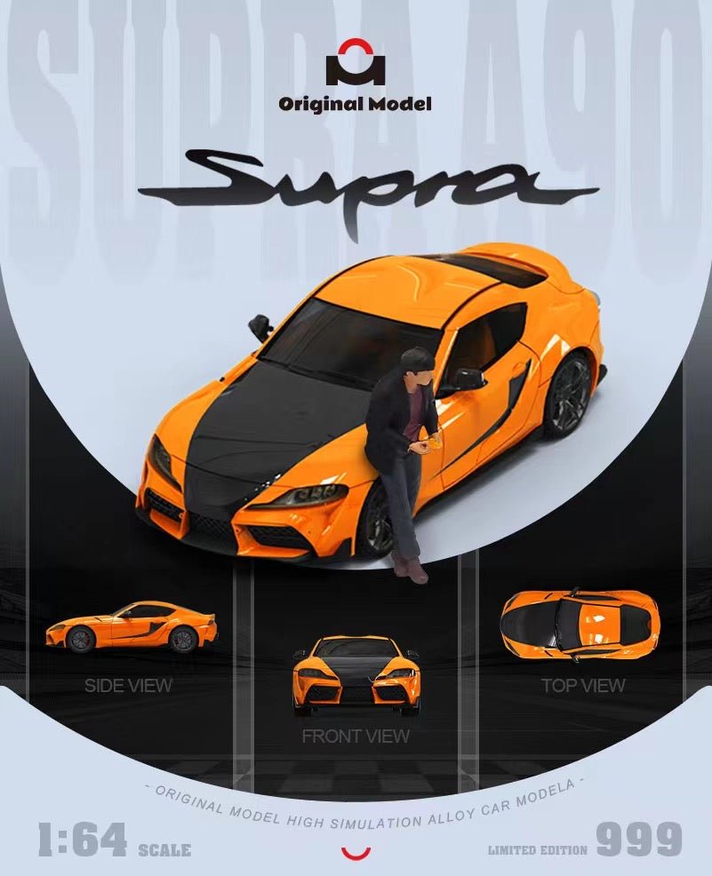 [PREORDER] Original Model - 1/64 Toyota Supra Orange color diecast model car - MODEL CARS UKMODEL CAR#INNO64##TARMAC##diecast_model#