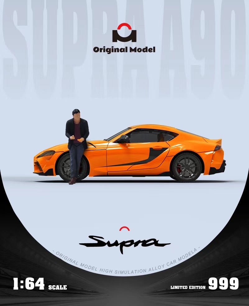 [PREORDER] Original Model - 1/64 Toyota Supra Orange color diecast model car - MODEL CARS UKMODEL CAR#INNO64##TARMAC##diecast_model#