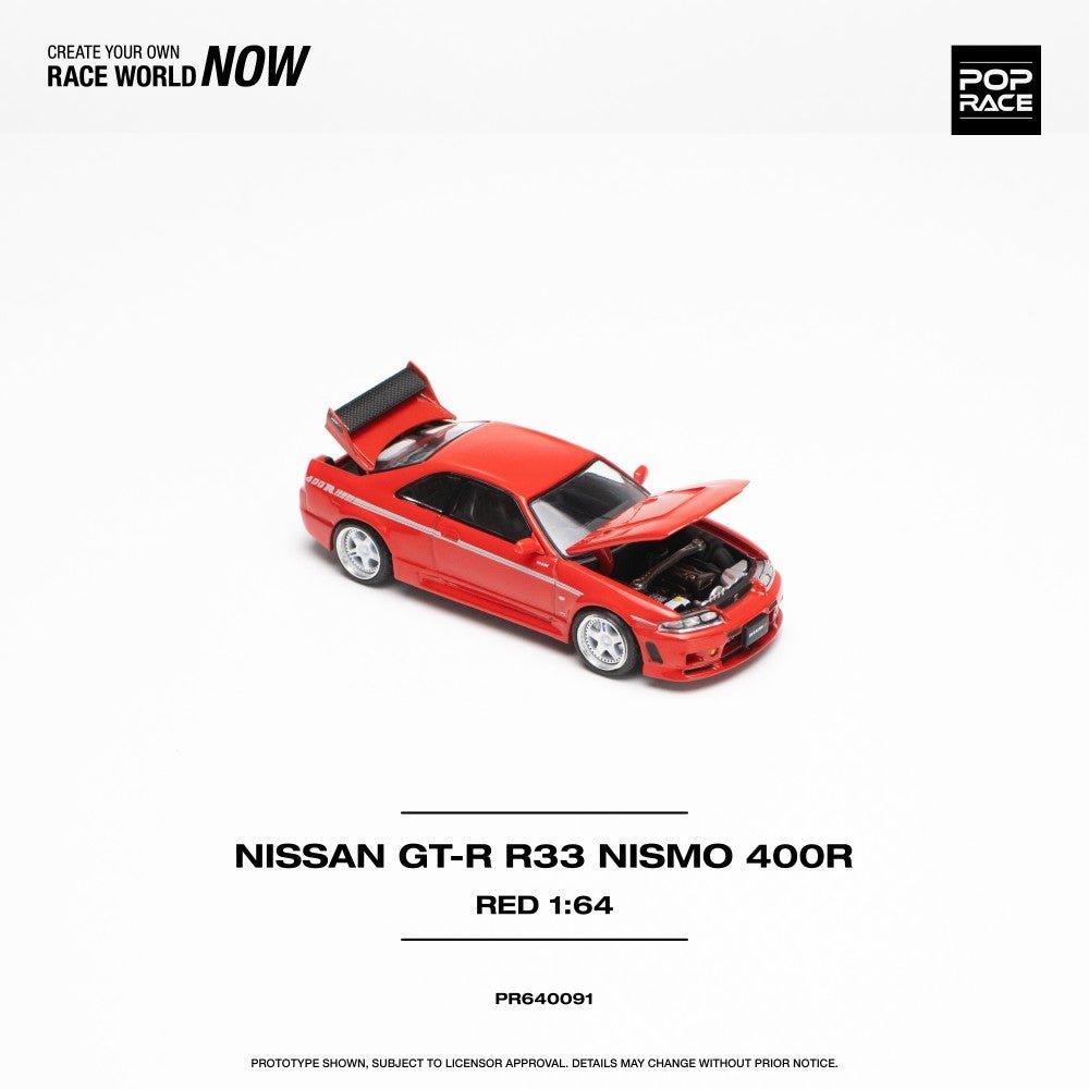 [PREORDER] POP RACE - 1/64 GT-R 400R RED - PR640091 - MODEL CAR UKMODEL CAR#INNO64##TARMAC##diecast_model#