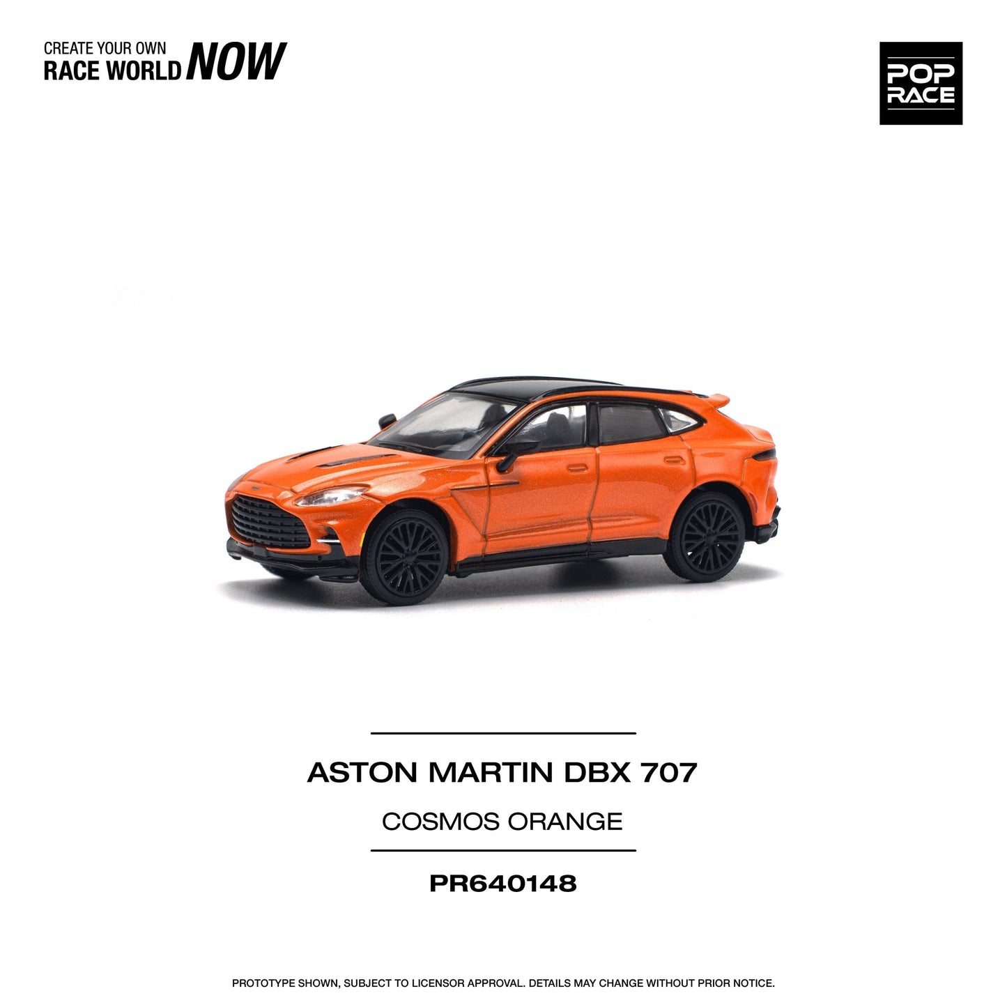 [ PREORDER ] POPRACE - 1/64 ASTON MARTIN DBX 707 - COSMOS ORANGE - Diecast model car - PR640148 - MODEL CARS UKMODEL CAR#INNO64##TARMAC##diecast_model#