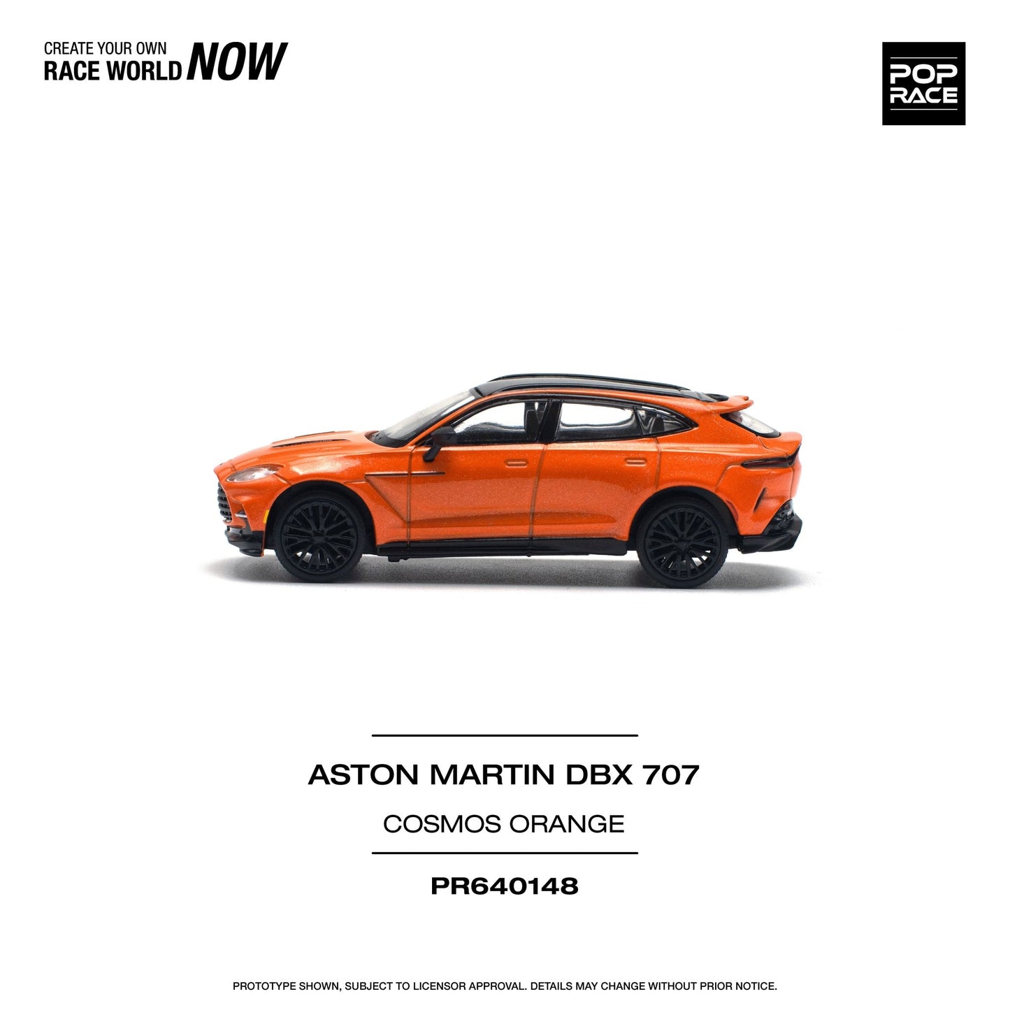 [ PREORDER ] POPRACE - 1/64 ASTON MARTIN DBX 707 - COSMOS ORANGE - Diecast model car - PR640148 - MODEL CARS UKMODEL CAR#INNO64##TARMAC##diecast_model#