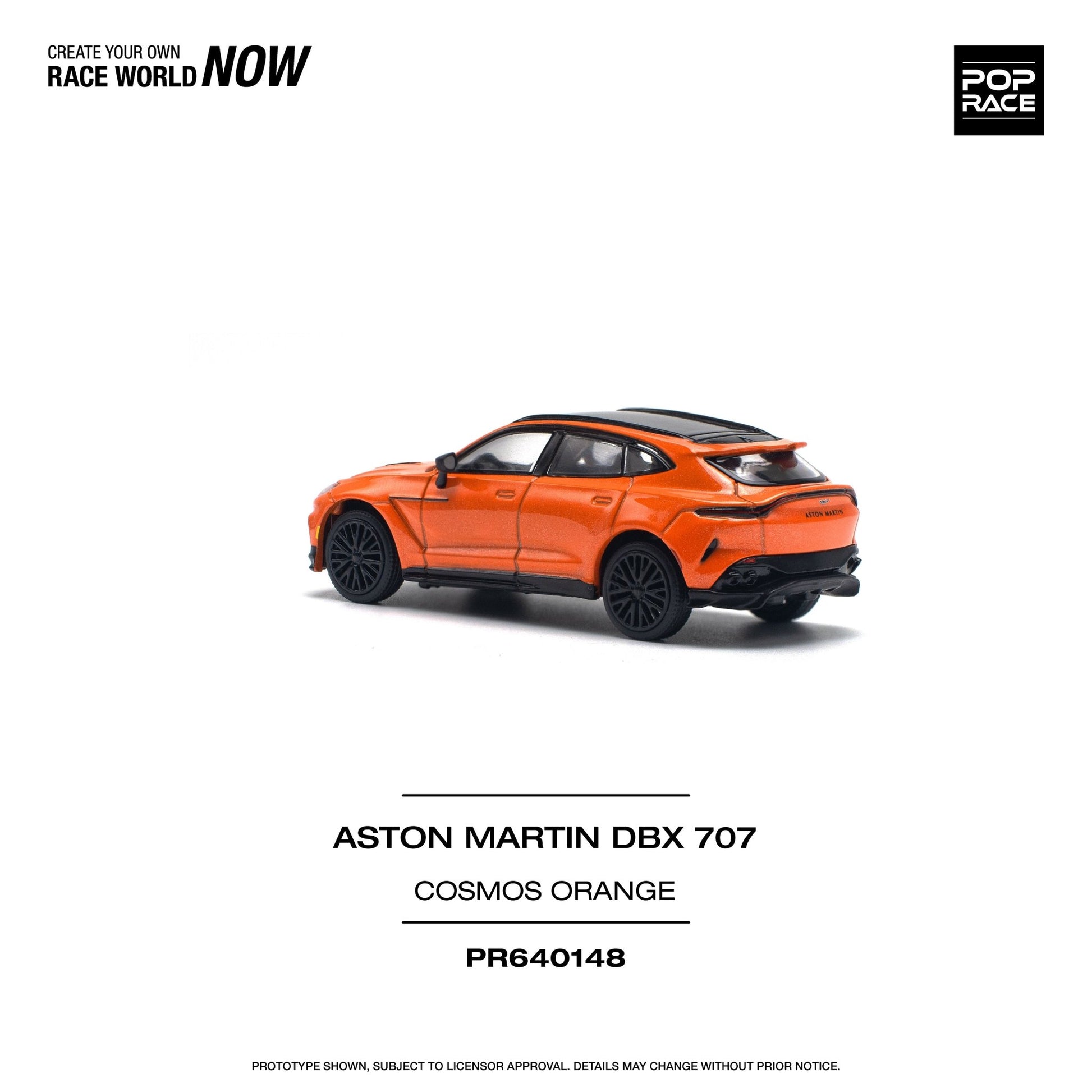 [ PREORDER ] POPRACE - 1/64 ASTON MARTIN DBX 707 - COSMOS ORANGE - Diecast model car - PR640148 - MODEL CARS UKMODEL CAR#INNO64##TARMAC##diecast_model#