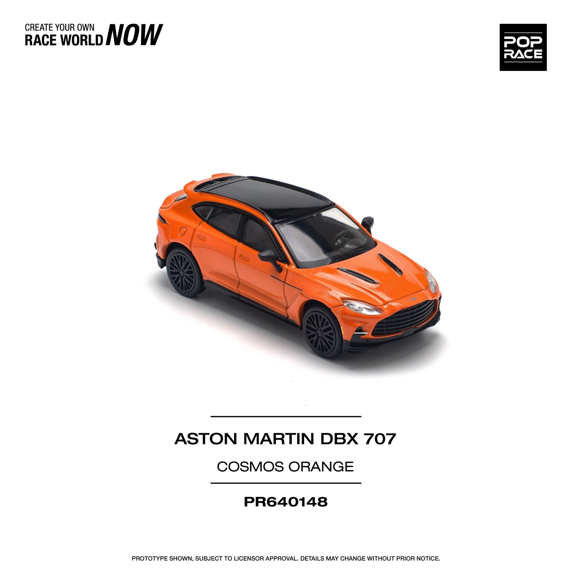 [ PREORDER ] POPRACE - 1/64 ASTON MARTIN DBX 707 - COSMOS ORANGE - Diecast model car - PR640148 - MODEL CARS UKMODEL CAR#INNO64##TARMAC##diecast_model#