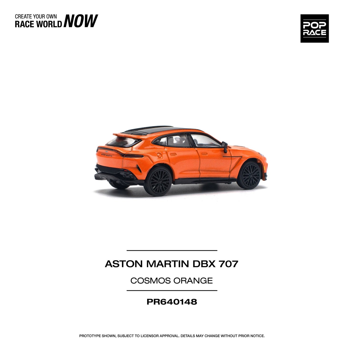 [ PREORDER ] POPRACE - 1/64 ASTON MARTIN DBX 707 - COSMOS ORANGE - Diecast model car - PR640148 - MODEL CARS UKMODEL CAR#INNO64##TARMAC##diecast_model#