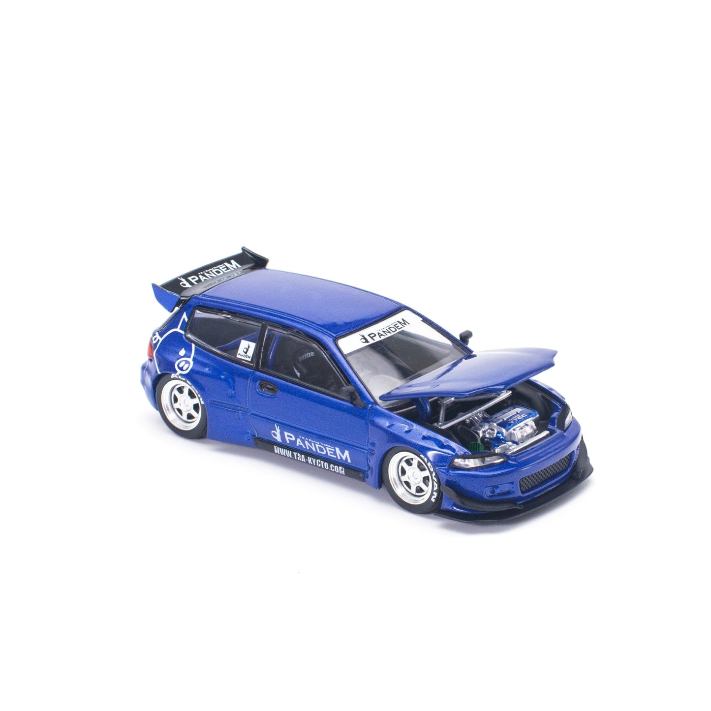 [ PREORDER ] POPRACE - 1/64 PANDEM CIVIC EG6 v1.5 METALLIC BLUE Diecast model car (PR640127) - MODEL CARS UKMODEL CAR#INNO64##TARMAC##diecast_model#