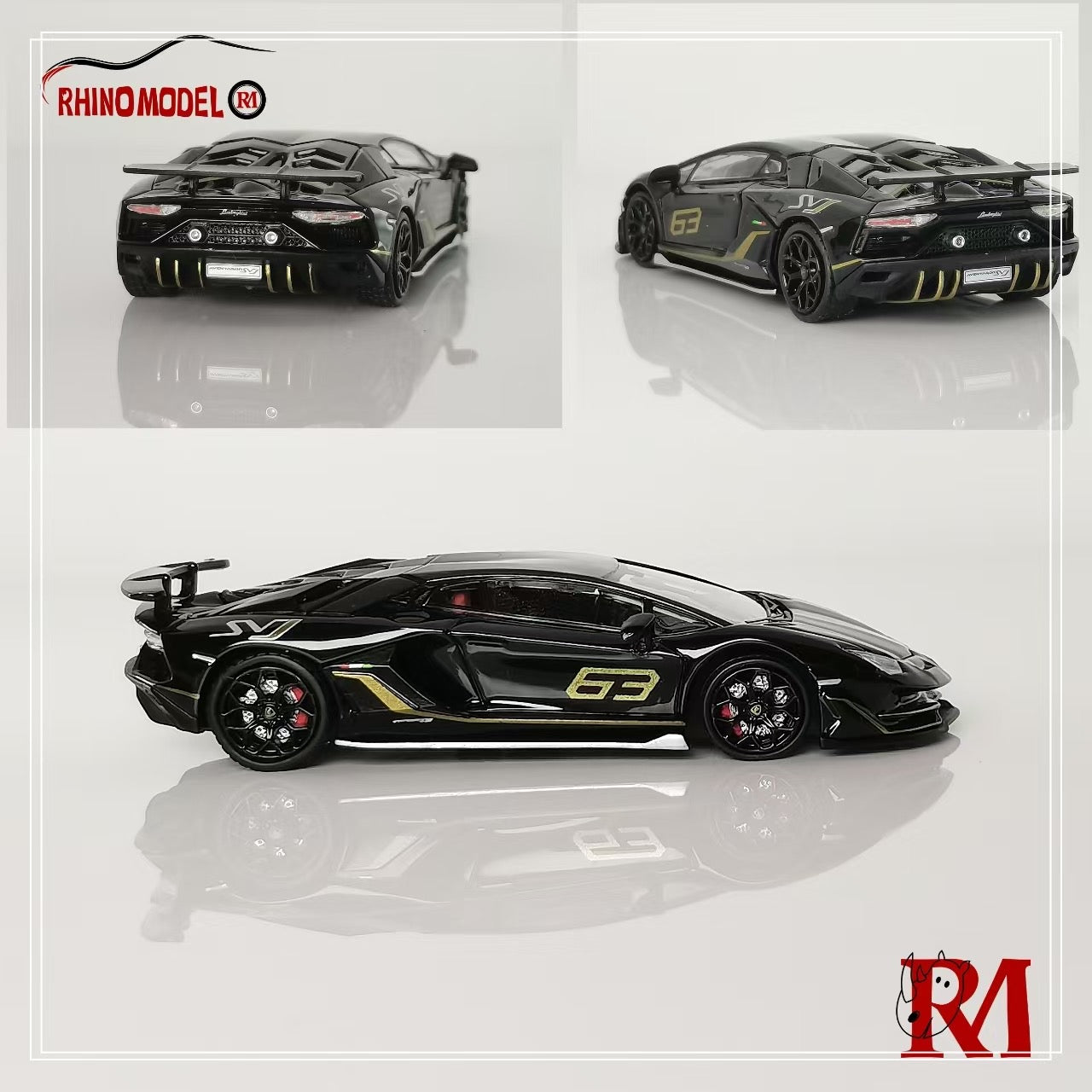 [ PREORDER ] Rhino Model RM - 1/64 Lamborghini Aventador svj 63 diecast model - MODEL CARS UKMODEL CAR#INNO64##TARMAC##diecast_model#