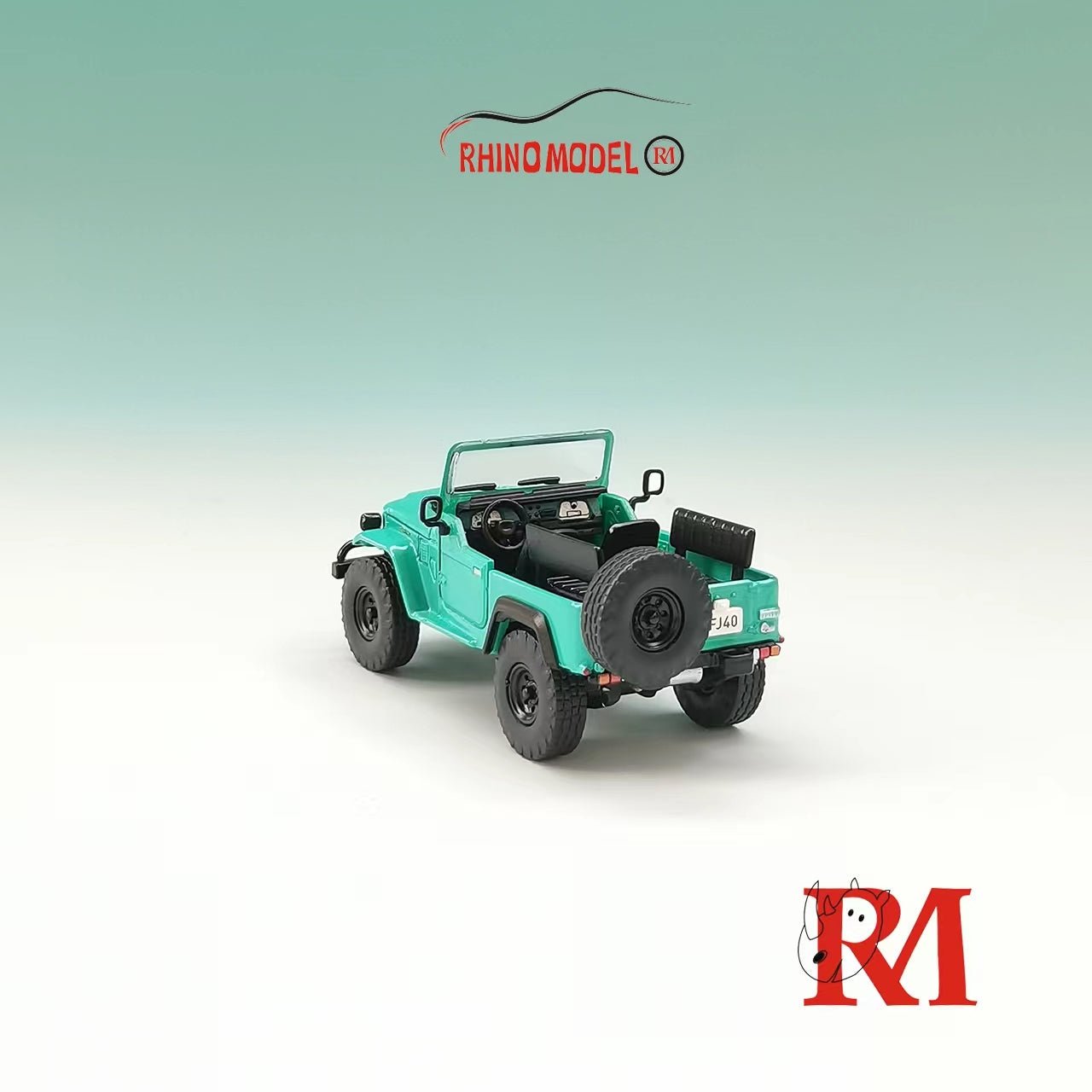 [ PREORDER ] Rhino Model RM - 1/64 Land Cruiser,FJ40 Pick Up (LC40) diecast model - Blue - MODEL CARS UKMODEL CAR#INNO64##TARMAC##diecast_model#