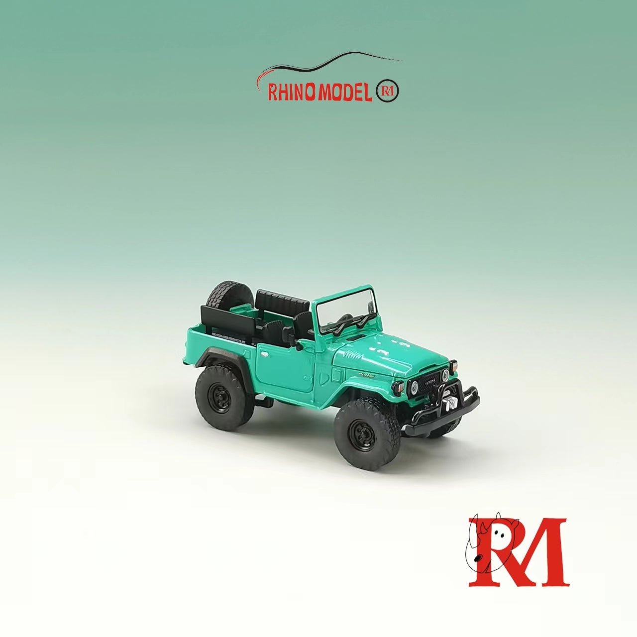 [ PREORDER ] Rhino Model RM - 1/64 Land Cruiser,FJ40 Pick Up (LC40) diecast model - Blue - MODEL CARS UKMODEL CAR#INNO64##TARMAC##diecast_model#