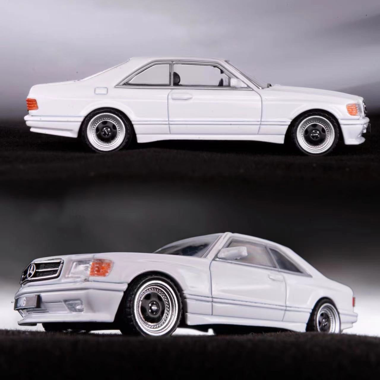 [ PREORDER ] Rhino Model RM - 1/64 Mercedes-Benz 560 SEC AMG (W126) diecast model car - WHITE - MODEL CAR UKMODEL CAR#INNO64##TARMAC##diecast_model#