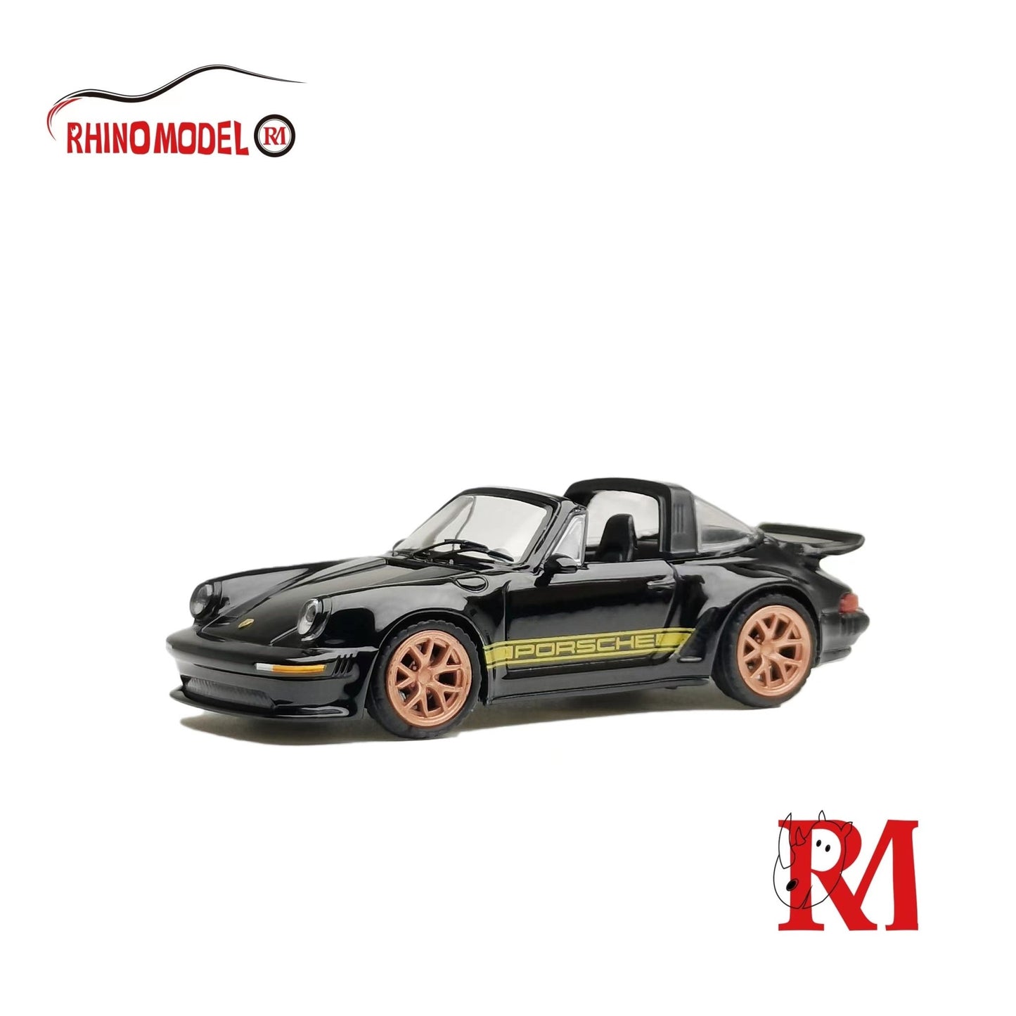 [ PREORDER ] Rhino Model RM - 1/64 PORSCHE Singer Turbo Study 930 open top model - B/black - MODEL CARS UKMODEL CAR#INNO64##TARMAC##diecast_model#