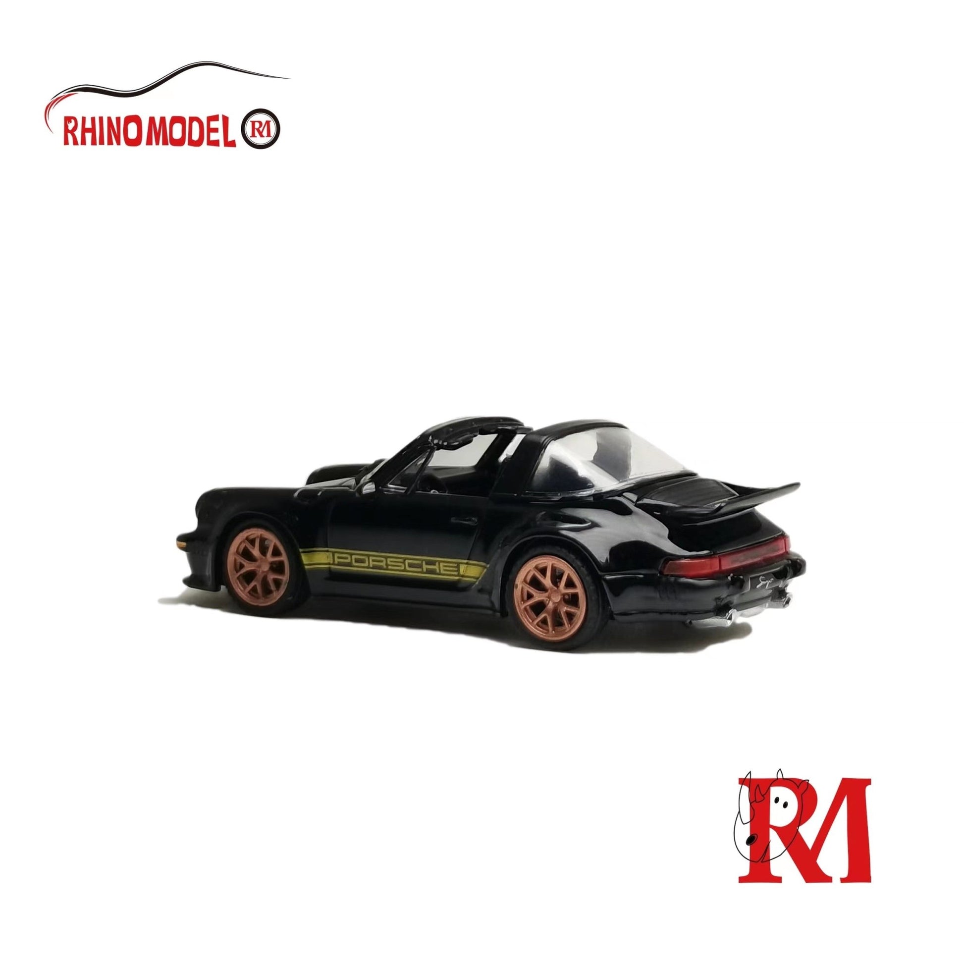 [ PREORDER ] Rhino Model RM - 1/64 PORSCHE Singer Turbo Study 930 open top model - B/black - MODEL CARS UKMODEL CAR#INNO64##TARMAC##diecast_model#