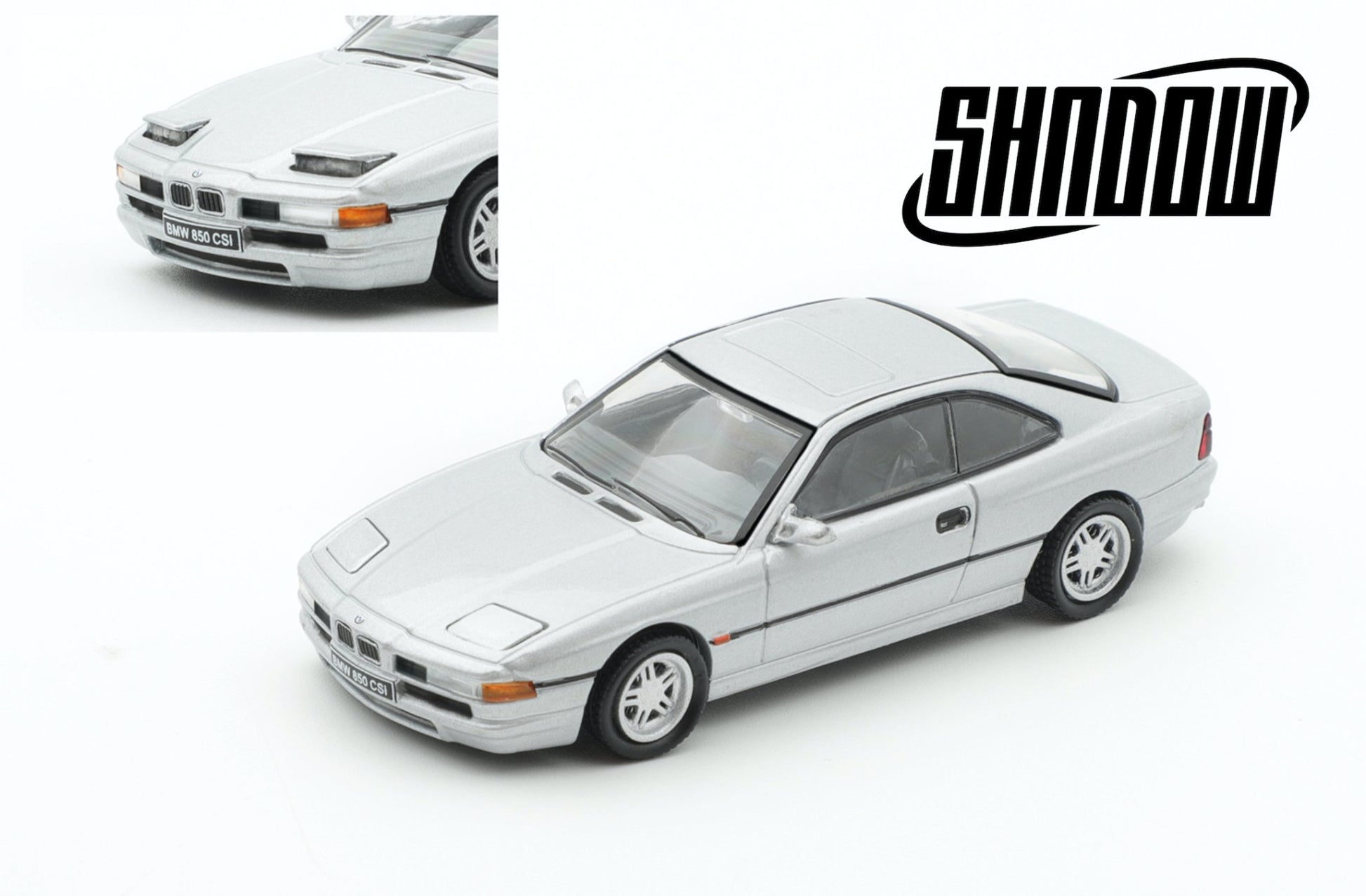 [ PREORDER ] Shadow - 1/64 BMW 850 CSi diecast model car - Black LL - 028 - 140 - MODEL CARS UKMODEL CAR#INNO64##TARMAC##diecast_model#