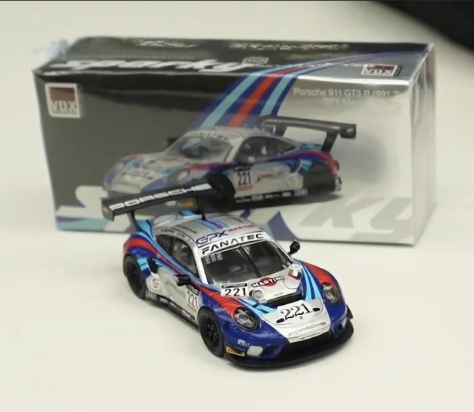 [PREORDER] Sparky - 1/64 Porsche 991 991.2 GT3 R GPX Martini Racing 24H Spa 2022. Hong Kong Vintage Diecast Expo 2024 Exclusive Diecast Model Car - MODEL CARS UKMODEL CAR#INNO64##TARMAC##diecast_model#