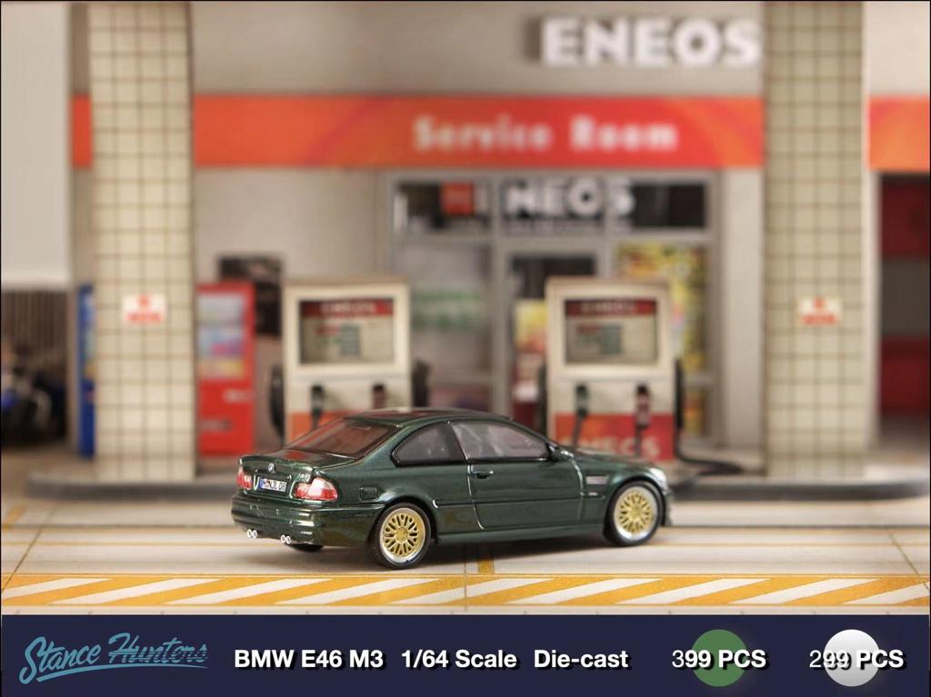 [ PREORDER ] Stance Hunters SH 1/64 - BMW E46 M3 diecast model - Green with BBS wheel - MODEL CAR UKMODEL CAR#INNO64##TARMAC##diecast_model#