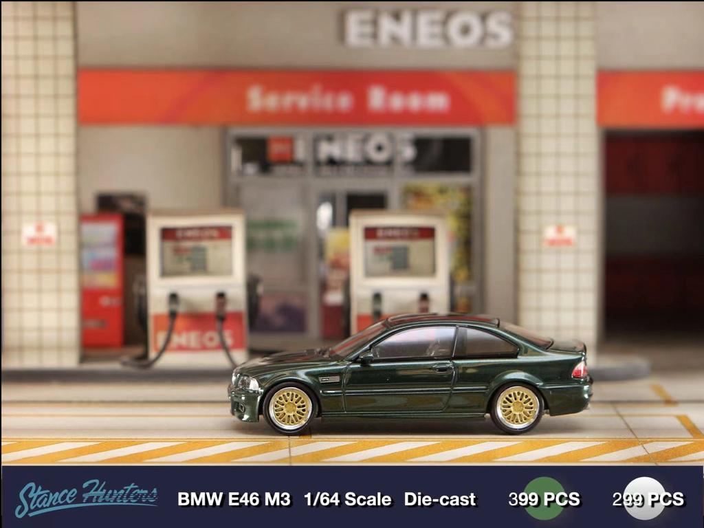 [ PREORDER ] Stance Hunters SH 1/64 - BMW E46 M3 diecast model - Green with BBS wheel - MODEL CAR UKMODEL CAR#INNO64##TARMAC##diecast_model#