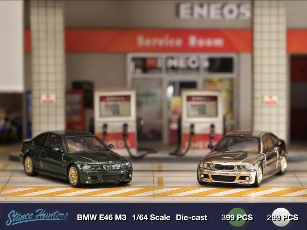 [ PREORDER ] Stance Hunters SH 1/64 - BMW E46 M3 diecast model - Green with BBS wheel - MODEL CAR UKMODEL CAR#INNO64##TARMAC##diecast_model#