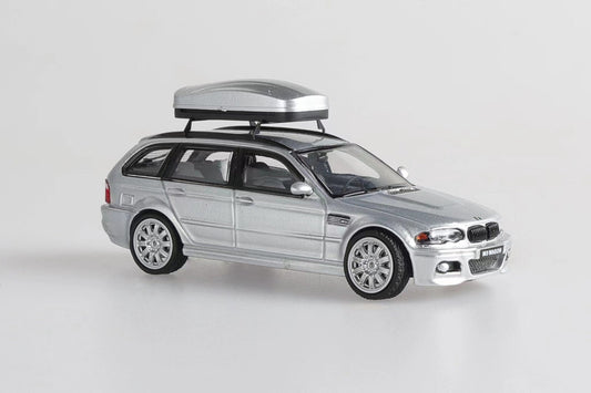 [ PREORDER ] Stance Hunters SH 1/64 - BMW E46 Wagon diecast model - A/Silver+silver wheel - MODEL CARS UKMODEL CAR#INNO64##TARMAC##diecast_model#