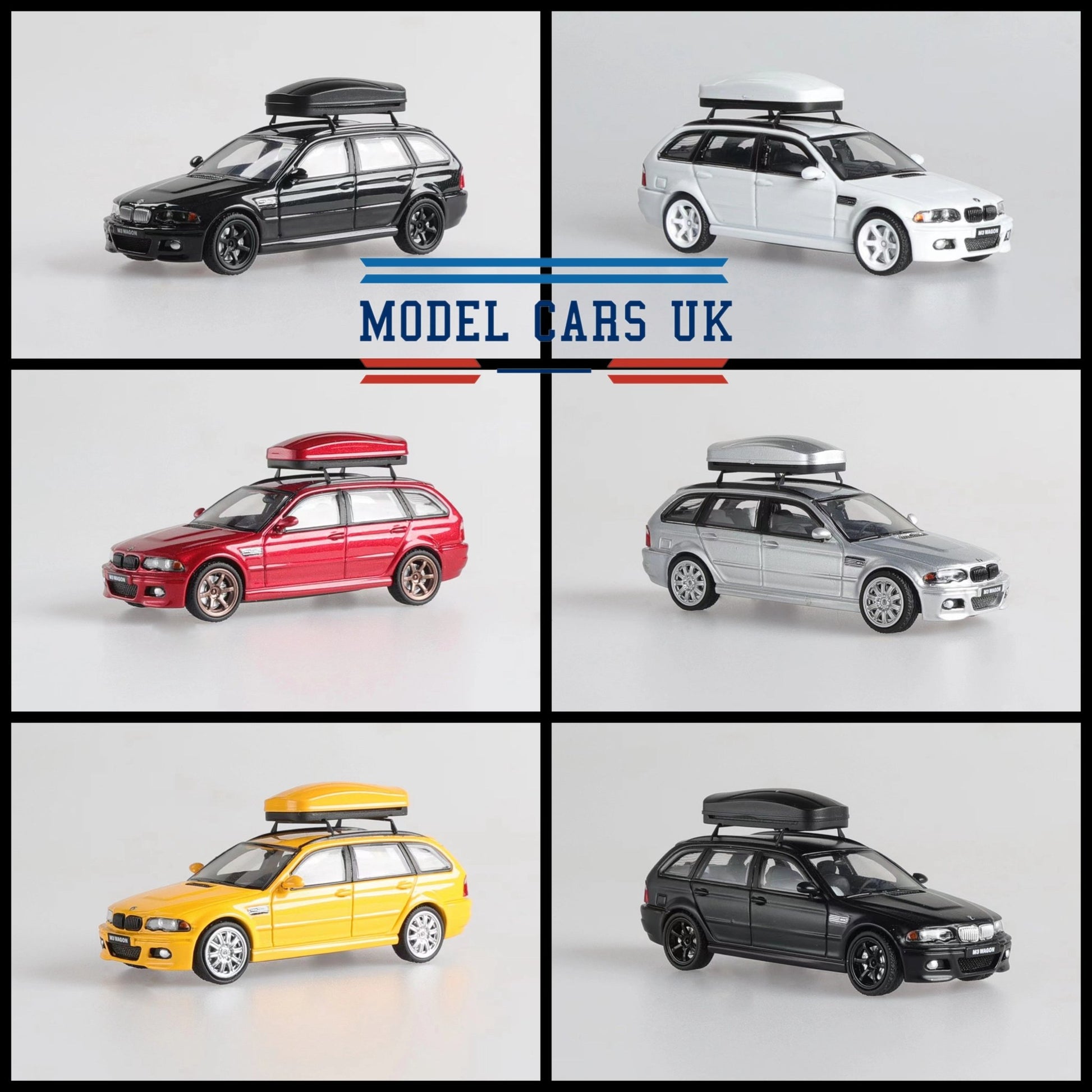 [ PREORDER ] Stance Hunters SH 1/64 - BMW E46 Wagon diecast model - E/Red+copper TE37 - MODEL CARS UKMODEL CAR#INNO64##TARMAC##diecast_model#