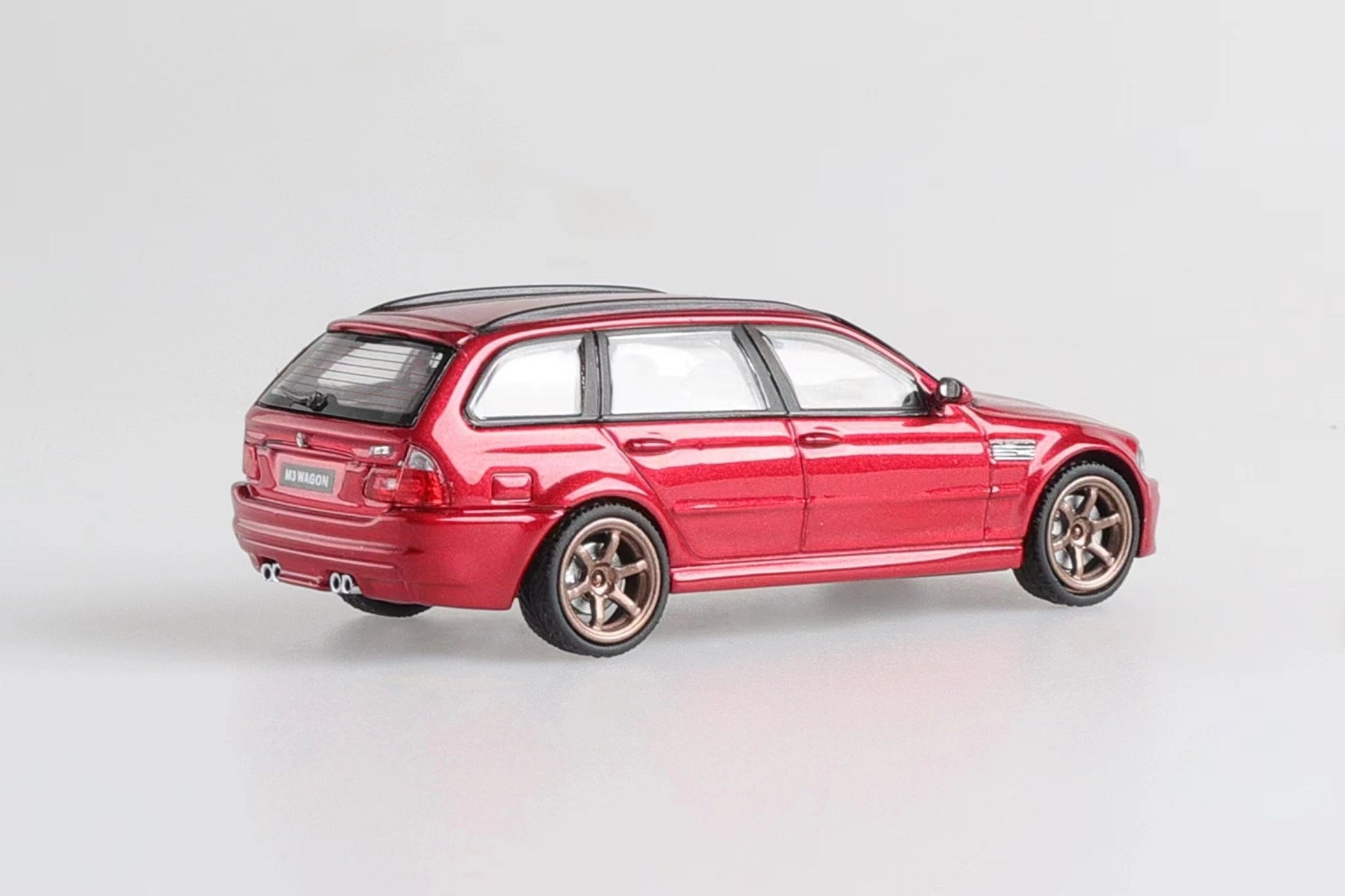 [ PREORDER ] Stance Hunters SH 1/64 - BMW E46 Wagon diecast model - E/Red+copper TE37 - MODEL CARS UKMODEL CAR#INNO64##TARMAC##diecast_model#