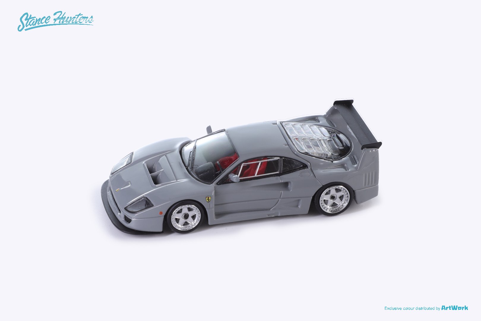 [ PREORDER ] Stance Hunters SH 1/64 Classic supercar series F40 LM diecast Model - GREY - MODEL CAR UKMODEL CAR#INNO64##TARMAC##diecast_model#