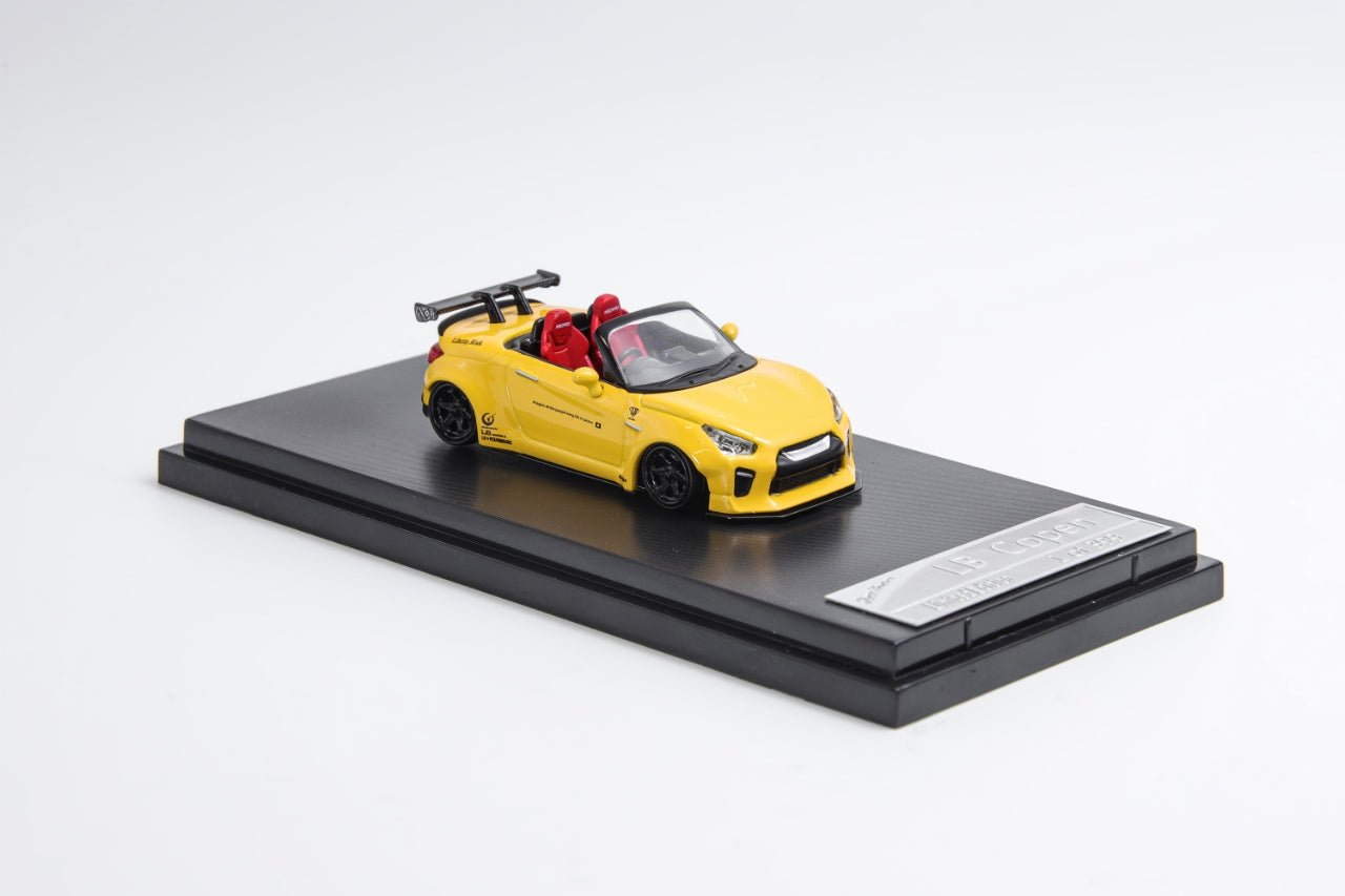 [ PREORDER ] Stance Hunters SH 1/64 - Copen 2nd generation LA400, LB wide body modified GT - K diecast model car - Yellow - MODEL CARS UKMODEL CAR#INNO64##TARMAC##diecast_model#