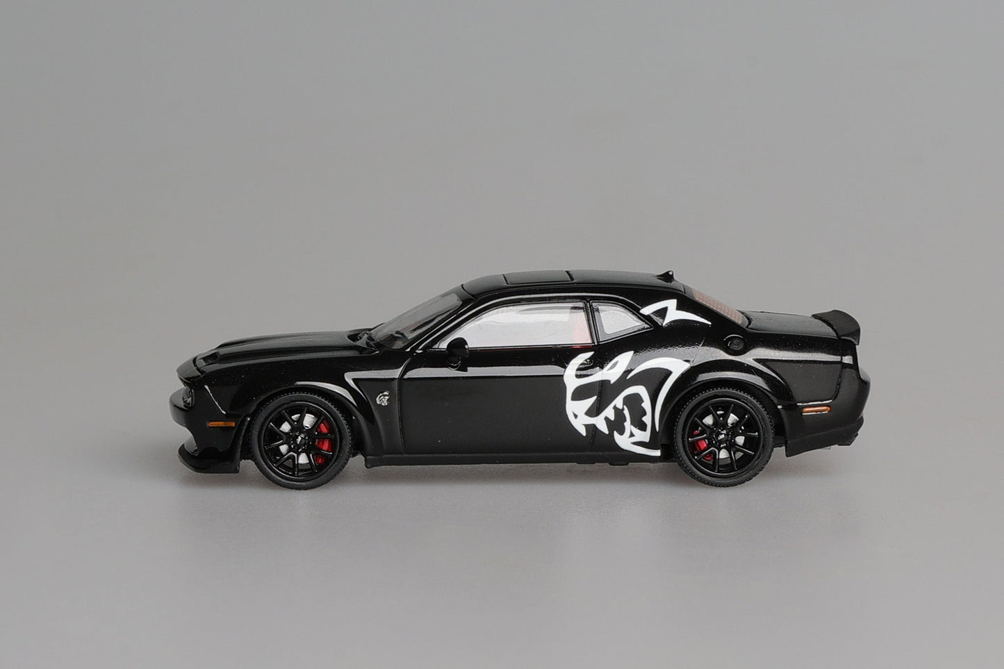 [ PREORDER ] Stance Hunters SH 1/64 - Dodge SRT Hellcat diecast model - Pearl Black with demon livery - MODEL CARS UKMODEL CAR#INNO64##TARMAC##diecast_model#