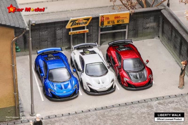 1/64 Star Model LBWK MCL 650S メタリックレッド Amazon | 1/64 Star Model LBWK LB Works MCL 650S メタリック
